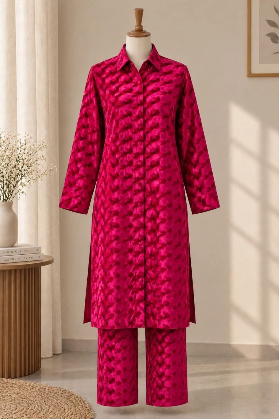 Velvet Ladies Suiting — Embossed Collection